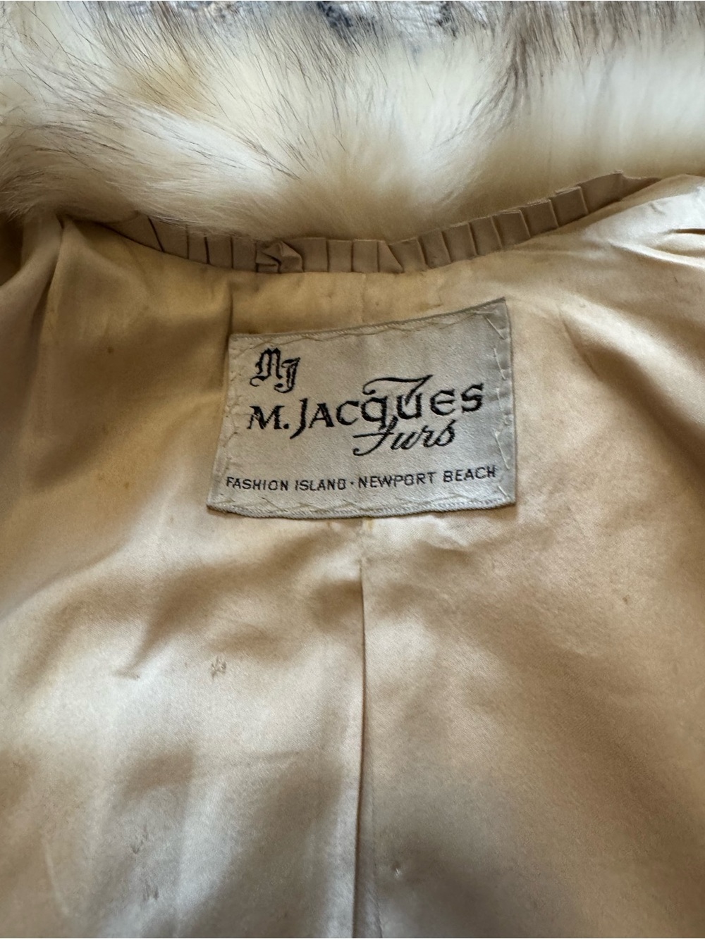 Luxurious M.Jacques blue fox fur coat jacket - Picture 15 of 16